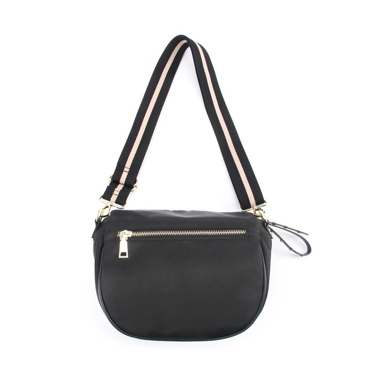 Obsessed Nylon Black/Gold CrossbodyBag – Hi Ho + Co