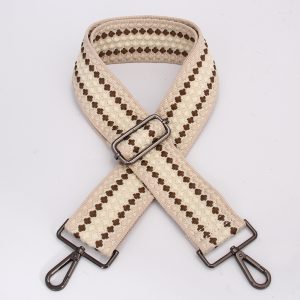 Nude/Brown/Gunmetal Bag Strap