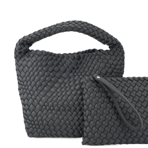 The Neoprene Bag Black/Gunmetal