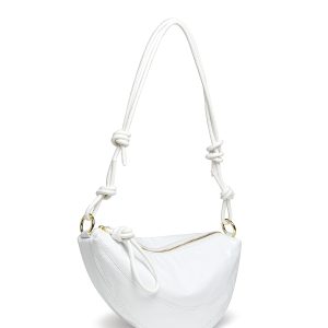 Crescent Bag White/Gold